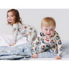 Bamboo Long Sleeve Top & Elastic Waist Pajama Set, Bulldogs - Pajamas - 3