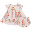 Baby Girls Niley Short Sleeve Tiered Dress Set, Cloud Bouquet Floral - Dresses - 1 - thumbnail