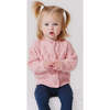 Baby Girls Katrina Glitter Button Knit Sweater, Pink - Sweaters - 3