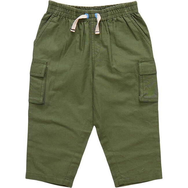 Baby Boys Elastic Waist Pull-On Pant, Four Leaf Clover