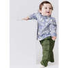 Baby Boys Elastic Waist Pull-On Pant, Four Leaf Clover - Pants - 2