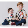 Baby Boys Jack Short Sleeve Collared Shirt, Balloon Bunches - Shirts - 4