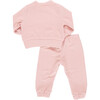 Baby Girls Cordy Long Sleeve Top & Elastic Waist Pant Set, Light Pink - Loungewear - 6