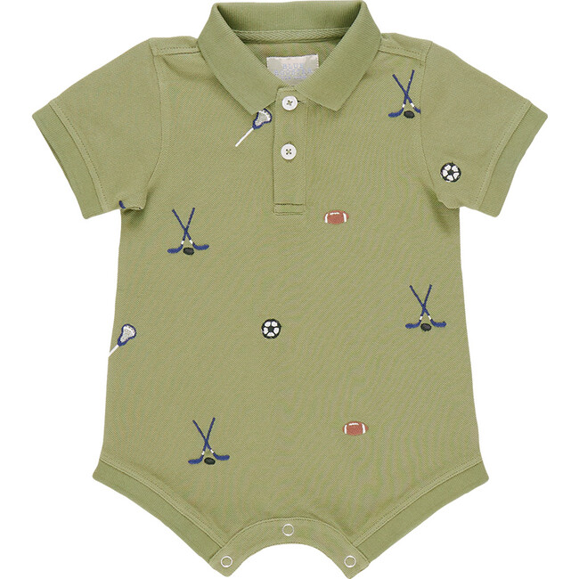 Baby Boys Alec Embroidered Short Sleeve Jumper, Sports