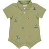 Baby Boys Alec Embroidered Short Sleeve Jumper, Sports - Rompers - 1 - thumbnail