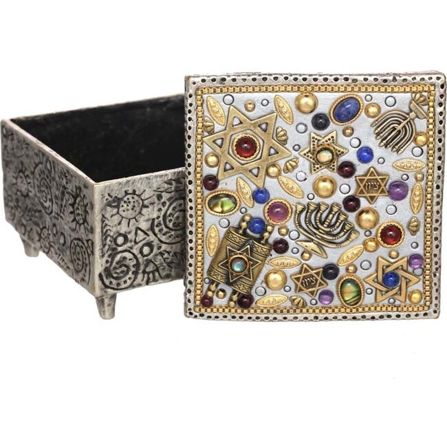 Multicolor Judaica Jewelry Box