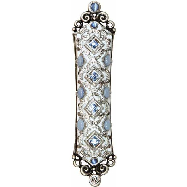 Pale Blue Mezuzah