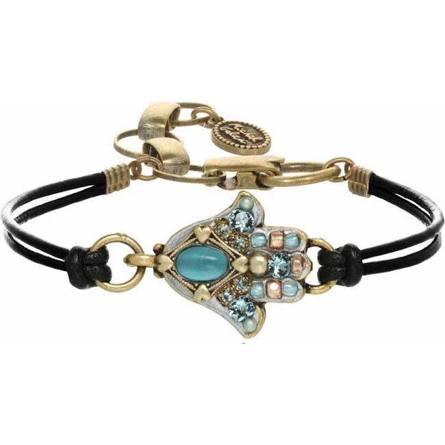 Cat’s Eye Hamsa Bracelet