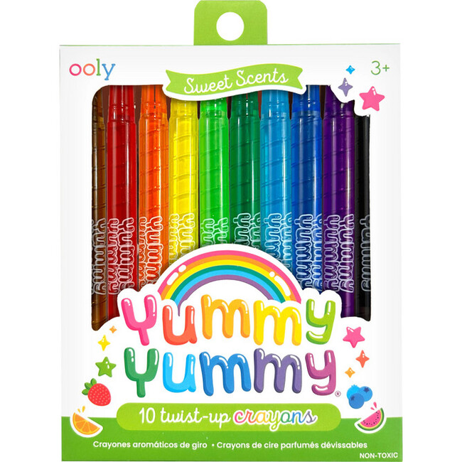 Yummy Yummy Scented Twist Up Crayons, Multi