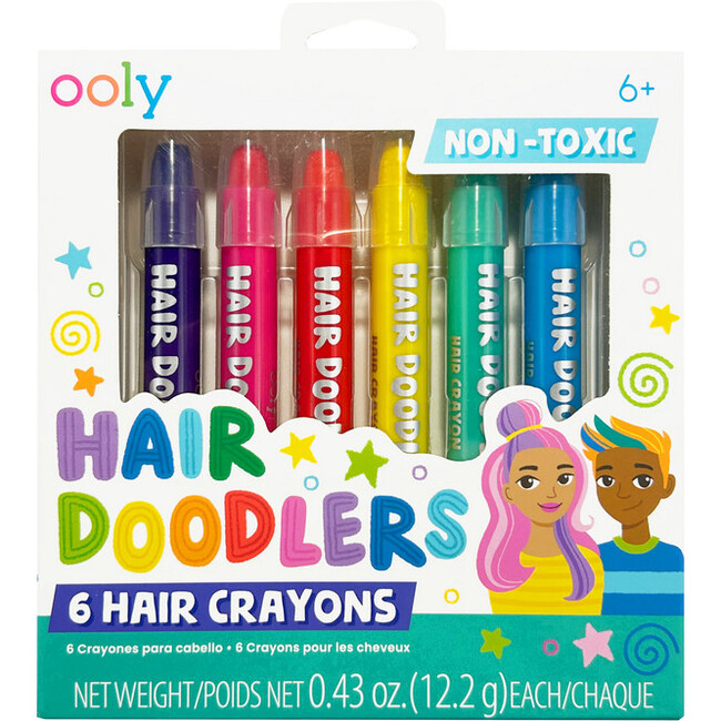 Hair Doodlers Hair Crayons, Multi