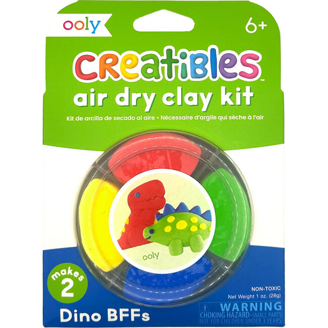 Creatibles Air Dry Clay Dino BFF, Multi