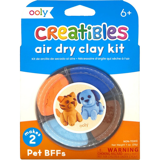 Creatibles Air Dry Clay Pet BFF, Multi