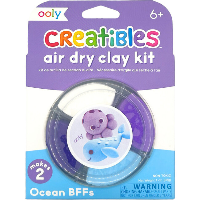 Creatibles Air Dry Clay Ocean BFF, Multi