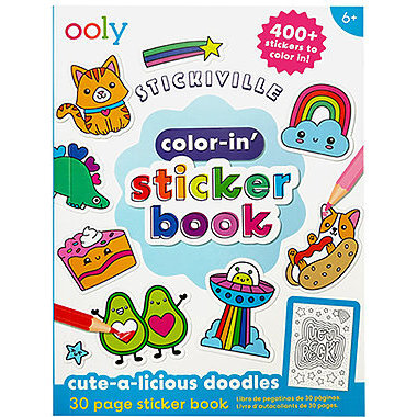 Color In Sticker Book Cute a Licious, Multi - Arts & Crafts - 1