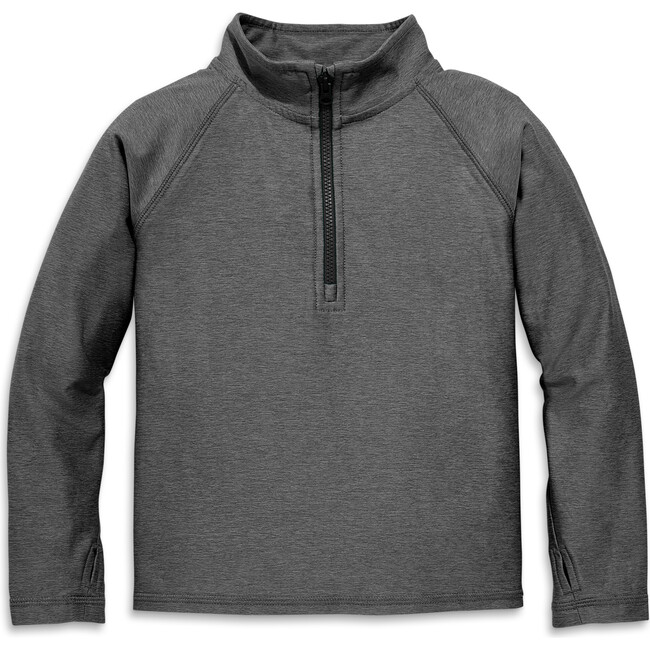 Flexknit Half-Zip Pullover, Charcoal