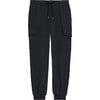 Women's Supplex Cargo Tapered Relaxed Fit Cargo Pant, Black - Pants - 1 - thumbnail