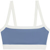 Women's Monah Techflex Rigor Bra, Steel Blue & White - Bras - 1 - thumbnail