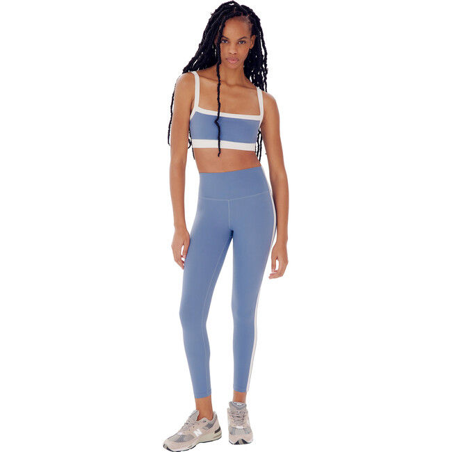 Women's Monah Techflex Rigor Bra, Steel Blue & White - Bras - 2