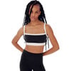 Women's Monah Techflex Rigor Bra, Black & White - Bras - 3