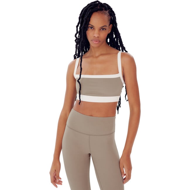 Women's Monah Techflex Rigor Bra, Latte & White - Bras - 4