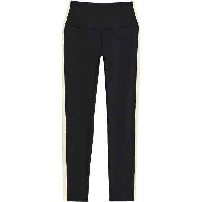 Women's Clare High Waist Rigor Ankle Legging, Black & White