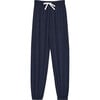 Women's Andie Oversized Fleece Sweatpant, Indigo - Sweatpants - 1 - thumbnail