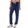 Women's Andie Oversized Fleece Sweatpant, Indigo - Sweatpants - 3