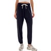 Women's Andie Oversized Fleece Sweatpant, Black - Sweatpants - 3