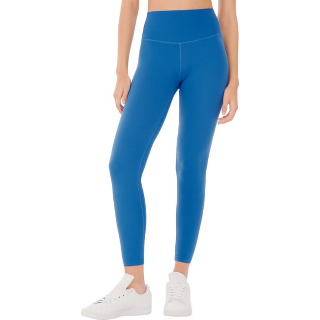 Women's Airweight High Waist Legging, Stone Blue - Leggings - 3