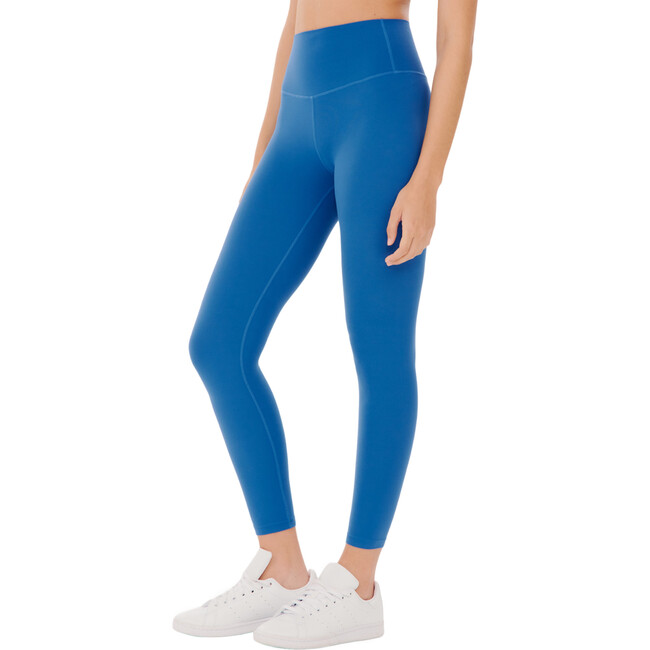 Women's Airweight High Waist Legging, Stone Blue - Leggings - 5