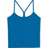 Women's Airweight Skinny Strap Tank, Stone Blue - Tank Tops - 1 - thumbnail