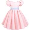 Easton Teacup Belt Dress, Pink - Dresses - 1 - thumbnail