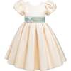 Easton Teacup Belt Dress, Ivory - Dresses - 1 - thumbnail