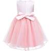 Felice Tulle Bow Dress, Blush - Dresses - 3