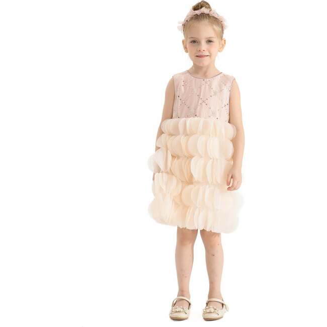 Dionne Tiered Tulle Dress, Pink - Dresses - 2