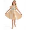 Easton Teacup Belt Dress, Ivory - Dresses - 3