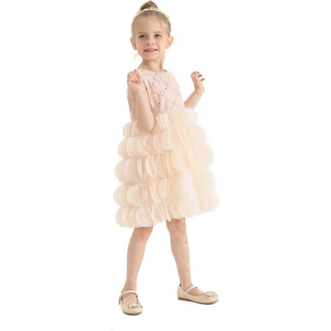 Dionne Tiered Tulle Dress, Pink - Dresses - 3