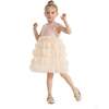 Dionne Tiered Tulle Dress, Pink - Dresses - 4