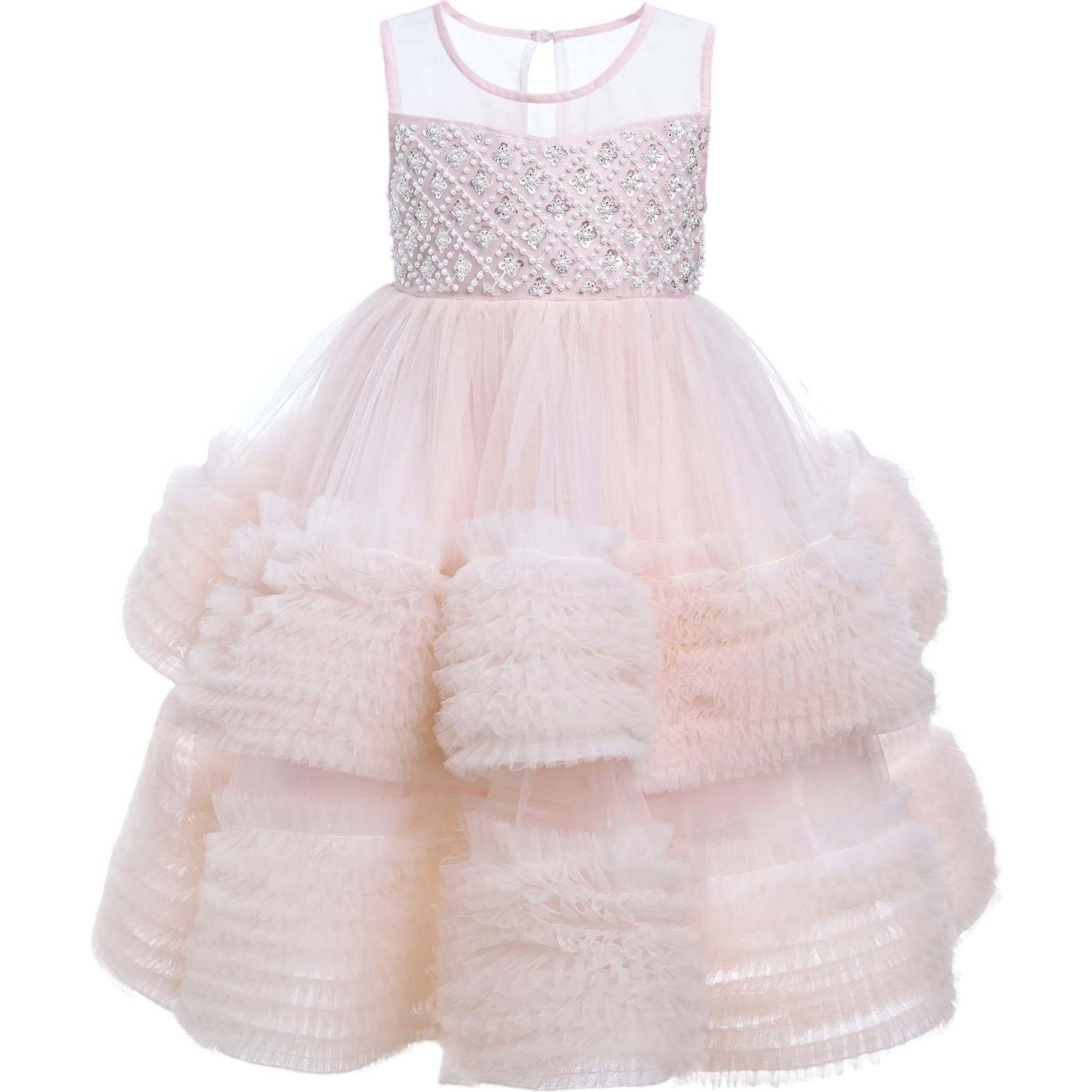 Sweetberry Sleeveless Bubble Dress, Pink - Dresses - 1