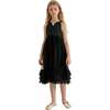 Tripoli Heart Sleeveless Dress, Black - Dresses - 2