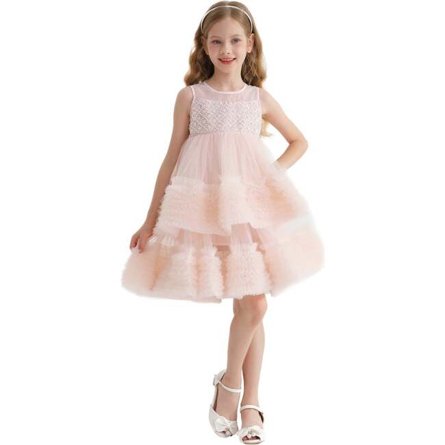 Sweetberry Sleeveless Bubble Dress, Pink - Dresses - 2