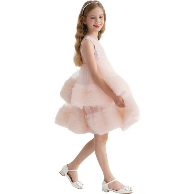 Sweetberry Sleeveless Bubble Dress, Pink - Dresses - 3