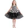 Nazareen Floral Tiered Dress, Black - Dresses - 2