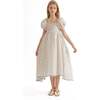 Osuna Polka Dot Teacup Dress, Cream - Dresses - 3