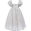 Osuna Polka Dot Teacup Dress, Cream - Dresses - 4