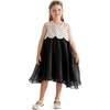 Menorca Polka Dot Dress, Black - Dresses - 2