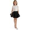 Tulle Frill T-Shirt, Champagne - T-Shirts - 2