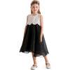 Menorca Polka Dot Dress, Black - Dresses - 4