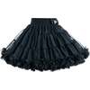 Bow Tulle Skirt, Black - Skirts - 1 - thumbnail