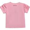 Bear Applique T-Shirt, Pink - T-Shirts - 2